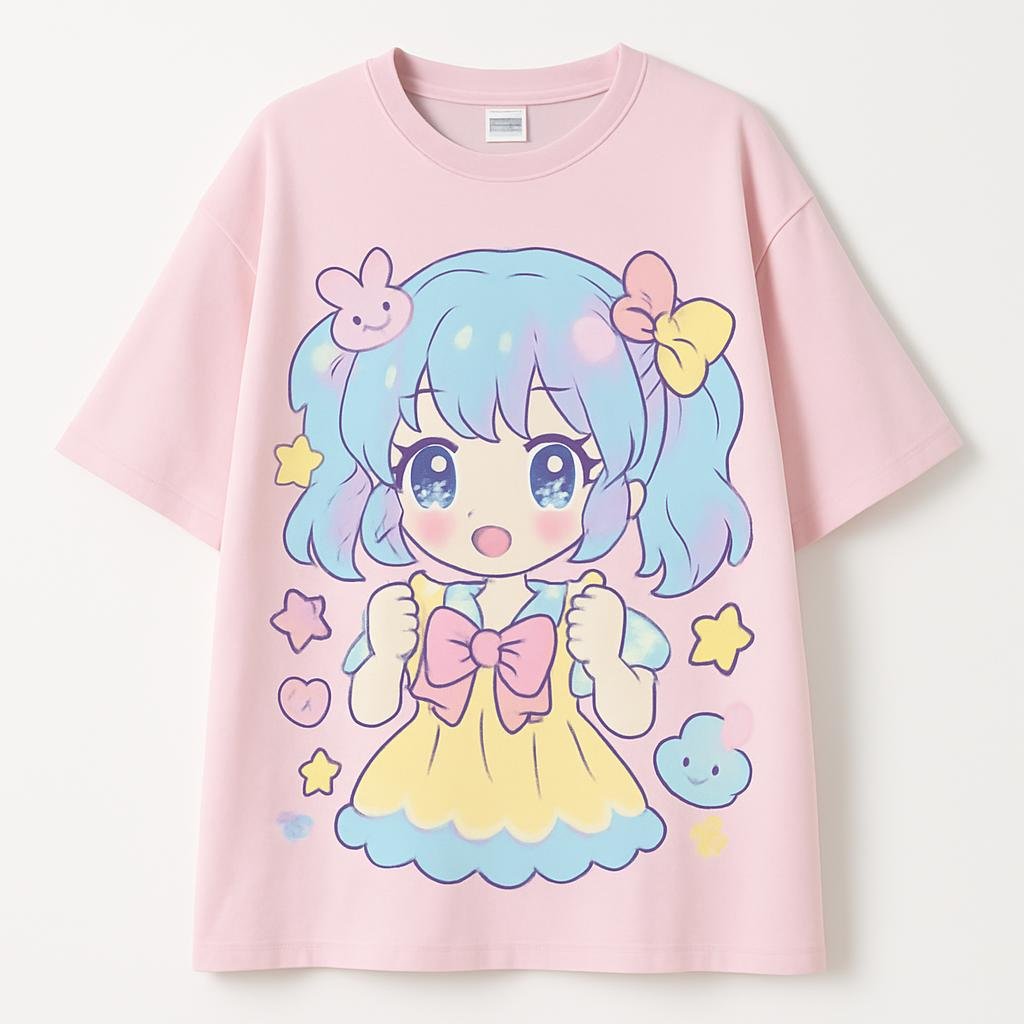 Remera Oversize Anime
